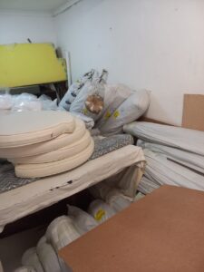 fabric, materials delivered